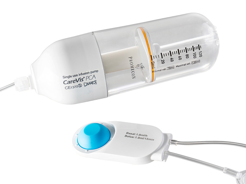 CareVis PCA pump with continuous basal flow and bolus